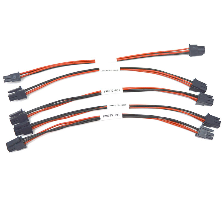 Molex Micro-Fit 3.0 dual row  2 Circuits  430250410 type connector custom wire harness for NUC power