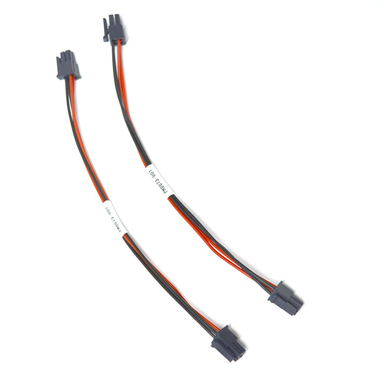 Molex Micro-Fit 3.0 dual row  2 Circuits  430250410 type connector custom wire harness for NUC power