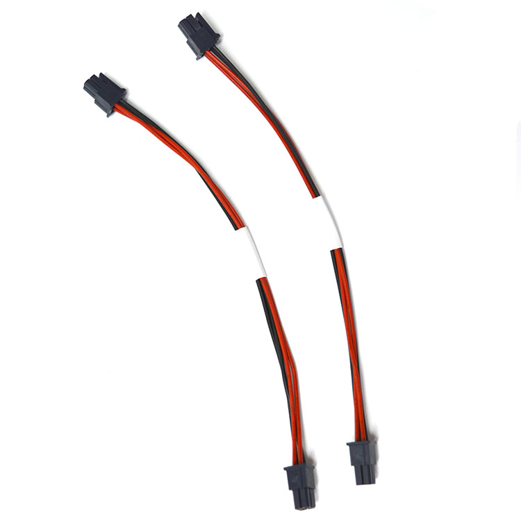 Molex Micro-Fit 3.0 dual row  2 Circuits  430250410 type connector custom wire harness for NUC power