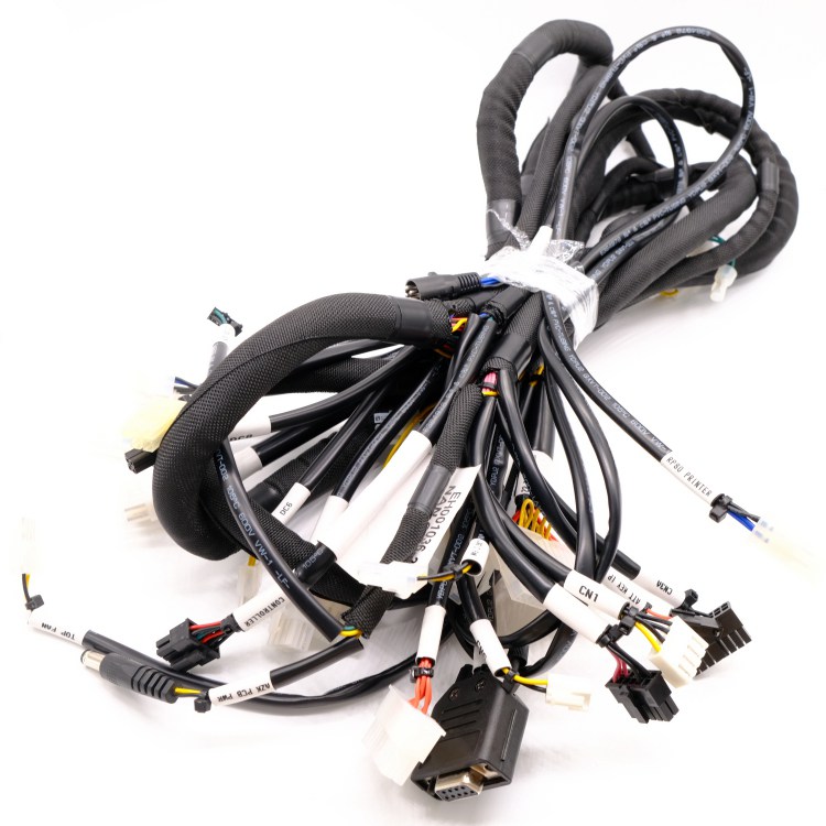 Customized quick connecting robot cable wire harness