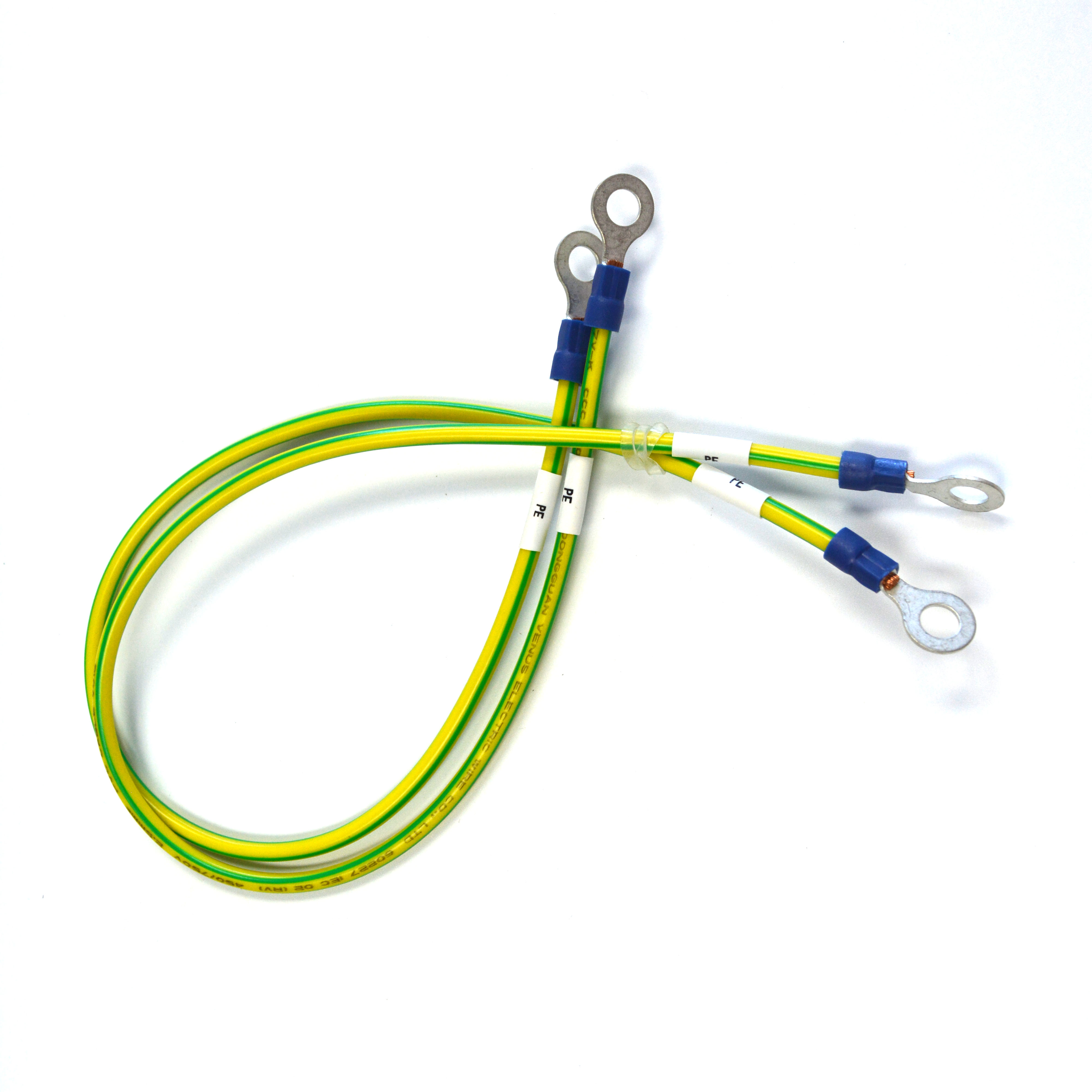 UL3135 Non-insulated tubular lugs terminal Ring terminal charging cable assembly for Batteries