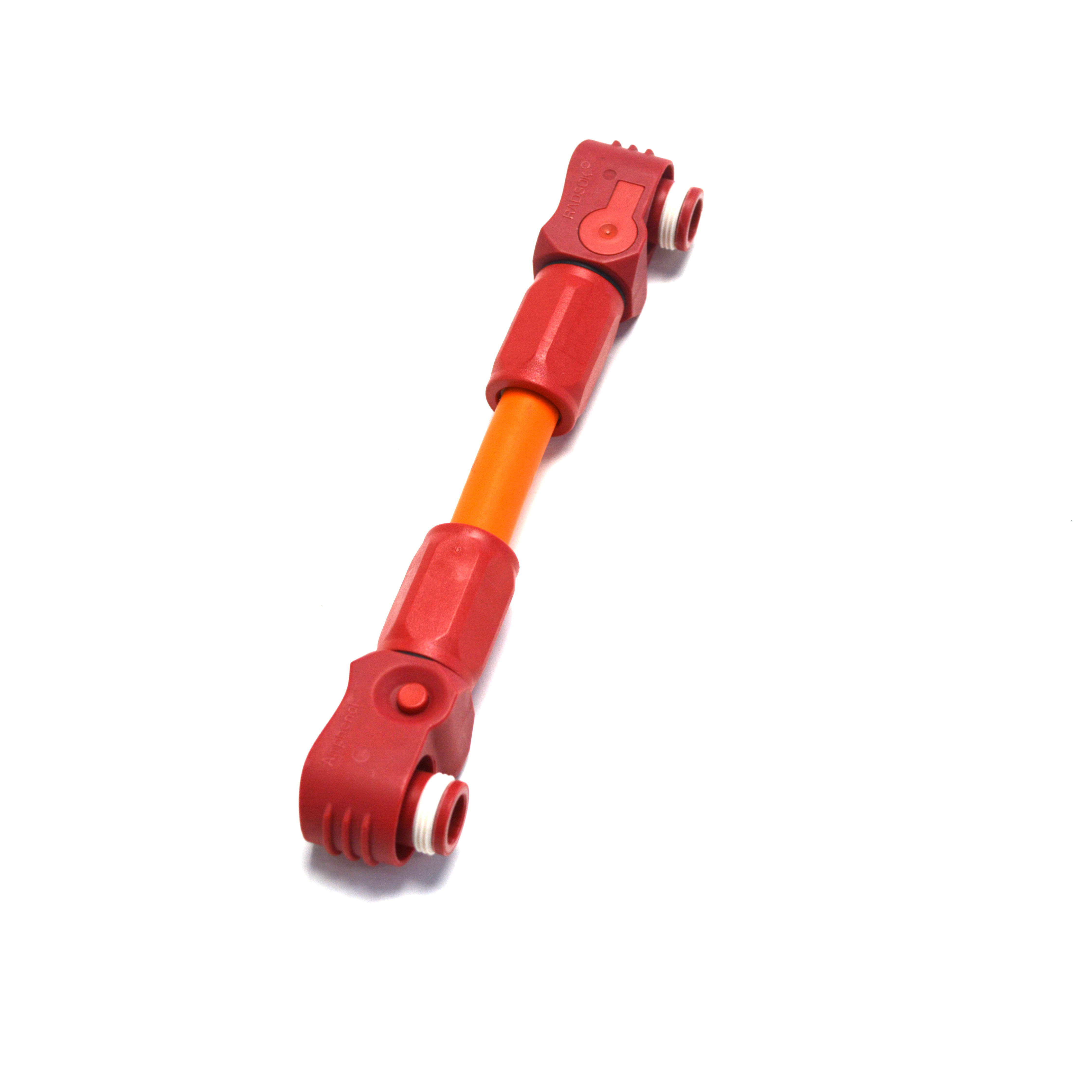 Red Female Plastic Surlok Plug and Male Socket Over Mold Battery 120A Storage Connector 6mm 25mm2 EV Cable