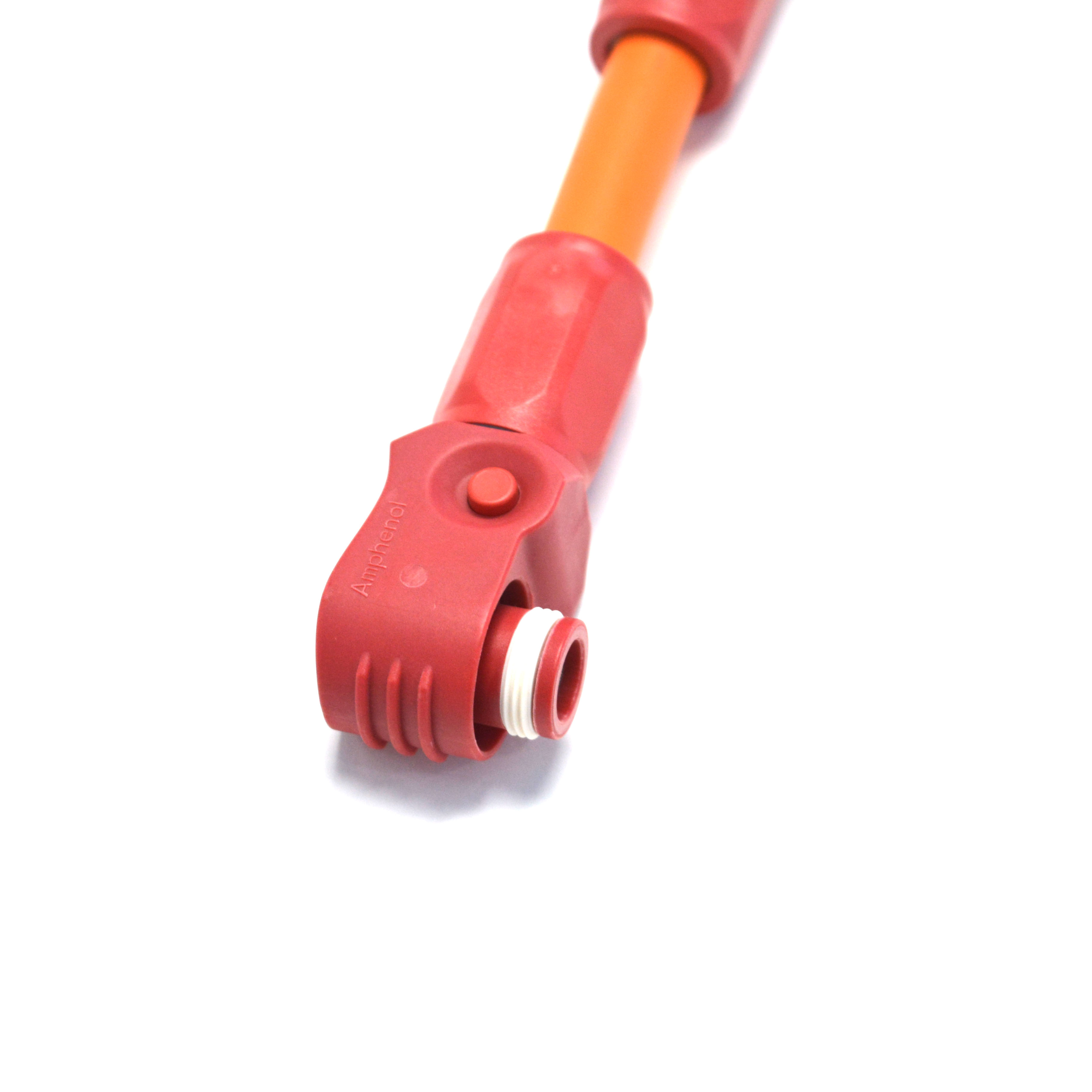 Red Female Plastic Surlok Plug and Male Socket Over Mold Battery 120A Storage Connector 6mm 25mm2 EV Cable